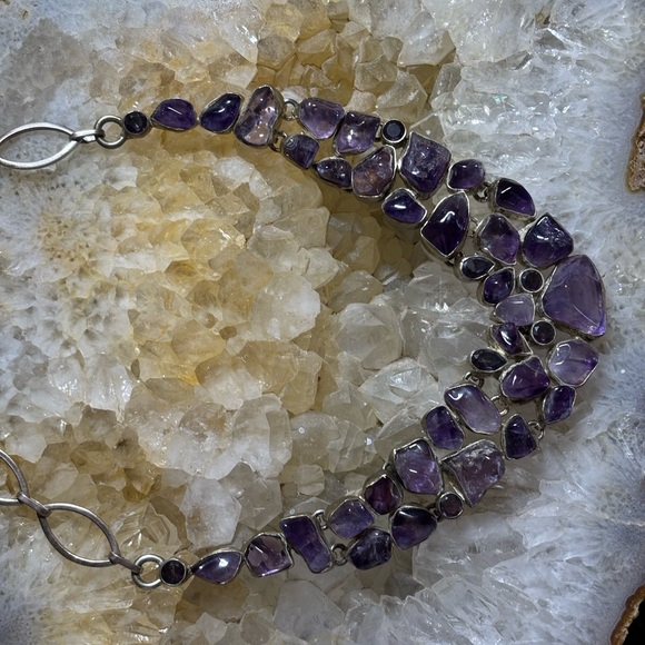 Purple Stone Necklace - Picture 11 of 15